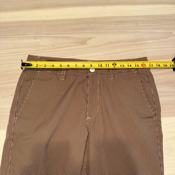 Bonobos Golf Brown Cream Red Print Slim Fit Pants Men's 32/32 - Picture 5 of 7